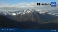 Archiv Foto Webcam Panoramablick von der Bergstation in Oberjoch 07:00