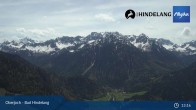 Archiv Foto Webcam Panoramablick von der Bergstation in Oberjoch 12:00