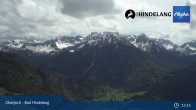 Archiv Foto Webcam Panoramablick von der Bergstation in Oberjoch 15:00