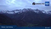 Archiv Foto Webcam Panoramablick von der Bergstation in Oberjoch 21:00