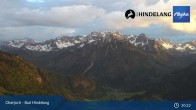 Archiv Foto Webcam Panoramablick von der Bergstation in Oberjoch 20:00