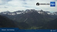Archived image Webcam Panoramic view of the mountain station Oberjoch 10:00