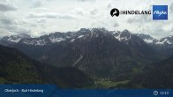 Archived image Webcam Panoramic view of the mountain station Oberjoch 12:00