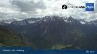 Archiv Foto Webcam Panoramablick von der Bergstation in Oberjoch 14:00