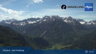 Archiv Foto Webcam Panoramablick von der Bergstation in Oberjoch 11:00