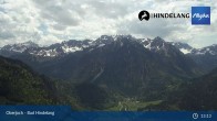 Archiv Foto Webcam Panoramablick von der Bergstation in Oberjoch 13:00