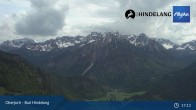 Archiv Foto Webcam Panoramablick von der Bergstation in Oberjoch 16:00