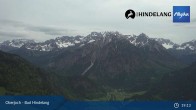 Archiv Foto Webcam Panoramablick von der Bergstation in Oberjoch 18:00