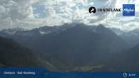 Archived image Webcam Panoramic view of the mountain station Oberjoch 14:00