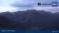 Archiv Foto Webcam Panoramablick von der Bergstation in Oberjoch 04:00