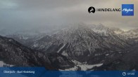 Archiv Foto Webcam Panoramablick von der Bergstation in Oberjoch 07:00