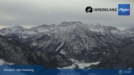 Archiv Foto Webcam Panoramablick von der Bergstation in Oberjoch 10:00