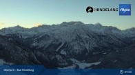 Archiv Foto Webcam Panoramablick von der Bergstation in Oberjoch 07:00