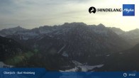 Archiv Foto Webcam Panoramablick von der Bergstation in Oberjoch 14:00