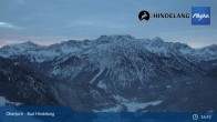 Archived image Webcam Panoramic view of the mountain station Oberjoch 02:00