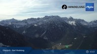 Archiv Foto Webcam Panoramablick von der Bergstation in Oberjoch 10:00