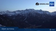 Archiv Foto Webcam Panoramablick von der Bergstation in Oberjoch 04:00