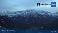 Archiv Foto Webcam Panoramablick von der Bergstation in Oberjoch 20:00