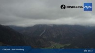 Archived image Webcam Panoramic view of the mountain station Oberjoch 14:00