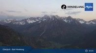 Archiv Foto Webcam Panoramablick von der Bergstation in Oberjoch 20:00