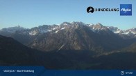 Archiv Foto Webcam Panoramablick von der Bergstation in Oberjoch 06:00