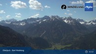 Archiv Foto Webcam Panoramablick von der Bergstation in Oberjoch 10:00