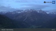 Archiv Foto Webcam Panoramablick von der Bergstation in Oberjoch 04:00