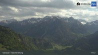 Archived image Webcam Panoramic view of the mountain station Oberjoch 16:00