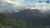 Archived image Webcam Panoramic view of the mountain station Oberjoch 18:00