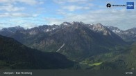 Archiv Foto Webcam Panoramablick von der Bergstation in Oberjoch 07:00