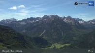Archiv Foto Webcam Panoramablick von der Bergstation in Oberjoch 10:00