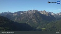 Archiv Foto Webcam Panoramablick von der Bergstation in Oberjoch 07:00