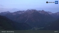 Archiv Foto Webcam Panoramablick von der Bergstation in Oberjoch 04:00