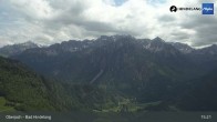 Archived image Webcam Panoramic view of the mountain station Oberjoch 14:00