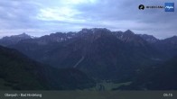 Archiv Foto Webcam Panoramablick von der Bergstation in Oberjoch 04:00