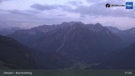 Archiv Foto Webcam Panoramablick von der Bergstation in Oberjoch 02:00