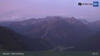 Archiv Foto Webcam Panoramablick von der Bergstation in Oberjoch 04:00