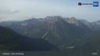 Archiv Foto Webcam Panoramablick von der Bergstation in Oberjoch 07:00