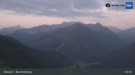 Archiv Foto Webcam Panoramablick von der Bergstation in Oberjoch 04:00