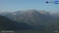 Archiv Foto Webcam Panoramablick von der Bergstation in Oberjoch 06:00