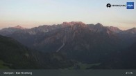 Archiv Foto Webcam Panoramablick von der Bergstation in Oberjoch 02:00