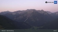 Archiv Foto Webcam Panoramablick von der Bergstation in Oberjoch 04:00