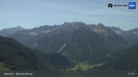 Archiv Foto Webcam Panoramablick von der Bergstation in Oberjoch 10:00