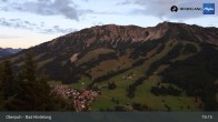 Archiv Foto Webcam Panoramablick von der Bergstation in Oberjoch 18:00