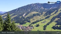 Archiv Foto Webcam Panoramablick von der Bergstation in Oberjoch 12:00