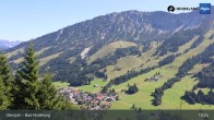 Archiv Foto Webcam Panoramablick von der Bergstation in Oberjoch 12:00