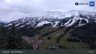 Archived image Webcam Panoramic view of the mountain station Oberjoch 16:00