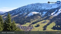 Archiv Foto Webcam Panoramablick von der Bergstation in Oberjoch 10:00