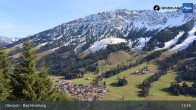 Archiv Foto Webcam Panoramablick von der Bergstation in Oberjoch 12:00