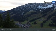 Archiv Foto Webcam Panoramablick von der Bergstation in Oberjoch 07:00
